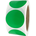 thumbnail image 2 of Color Coding Labels Spring Green Round Circle Dots 2 Inch 500 Total Adhesive Stickers, 2 of 3