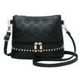 thumbnail image 1 of Women ‘S New Wild Front Zipper Punching Crossbody Messenger Shoulder Bag, 1 of 5