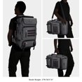 thumbnail image 3 of Mochila de viaje WITZMAN Carry on para hombre, bolsa de lona de nailon B682, 3 of 9