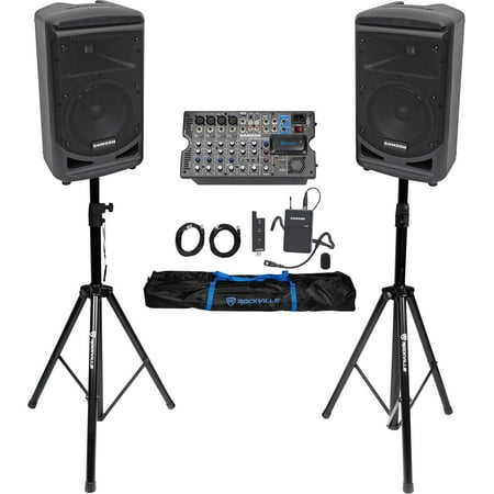 Samson Expedition XP800 800w Portable Fitness Speaker System+Headset 4 Yoga/Spin