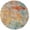 Assorted, variant on HomeRoots 480145 4 x 4 ft. Sealife Abstract Power Loom Non Skid Round Area Rug