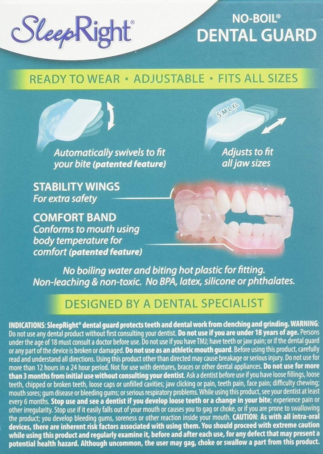Sleepright Secure Comfort Dental Guard 1 Each Walmart Com