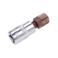 thumbnail image 5 of Uxcell 3/8" Drive x T60 Torx Bit Socket, S2 Steel Bits, CR-V Sockets 48mm Length (For Hand Use Only), 5 of 5