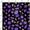 thumbnail image 2 of Soimoi Japan Crepe Satin Black Fabric By the Yard - 54 Inch Wide - Leaves & Lotus Floral Print Material - Tranquil and Botanical Designs for Stylish Creations Printed Fabric, 2 of 6