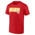 thumbnail image 2 of Men's Red Atlanta Hawks Blocked Out T-Shirt, 2 of 3