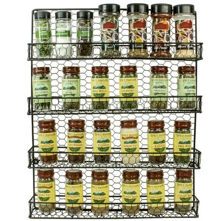 - Sorbus Spice Rack and Multi-Purpose 4-Tier Organizer