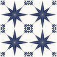 thumbnail image 1 of Azulejo MORCART Peel and Stick de 20 x 20 cm, 40 unidades (Blue Star), 1 of 7