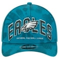 thumbnail image 2 of Men's New Era Midnight Green Philadelphia Eagles Tie Dye Fade 9Forty M-Crown A-Frame Adjustable Hat, 2 of 5
