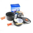 thumbnail image 1 of CEHVOM Camping Kitchen And Cutlery Set Portable Camping Set Pot Made Of Aluminum Material, 1 of 8