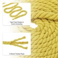 thumbnail image 3 of Uxcell 1/2"x16' Natural Twisted Cotton Rope 3 Strand Soft Craft Rope with Drawstring Bag Yellow 2 Pack, 3 of 6