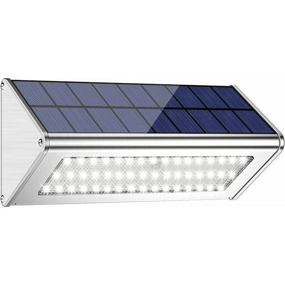 Motion Sensor Lights Outdoor, Smart IR Motion Sensors Aluminum Alloy Solar Lights, 4500mAh Lithium Iron Phosphate Battery, IP65 Waterproof, Suitable for Gardens, Swimming Pools, 1