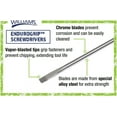 thumbnail image 3 of Williams SDR-24 Round Screwdriver with Premium Comfort Grip Handles and Blades, 4-Inch, 3 of 6