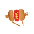 thumbnail image 3 of Almencla Dog Hot Dog Costume Dog Clothes Celebration Adjustable Design Creative Hamburger S, 3 of 8