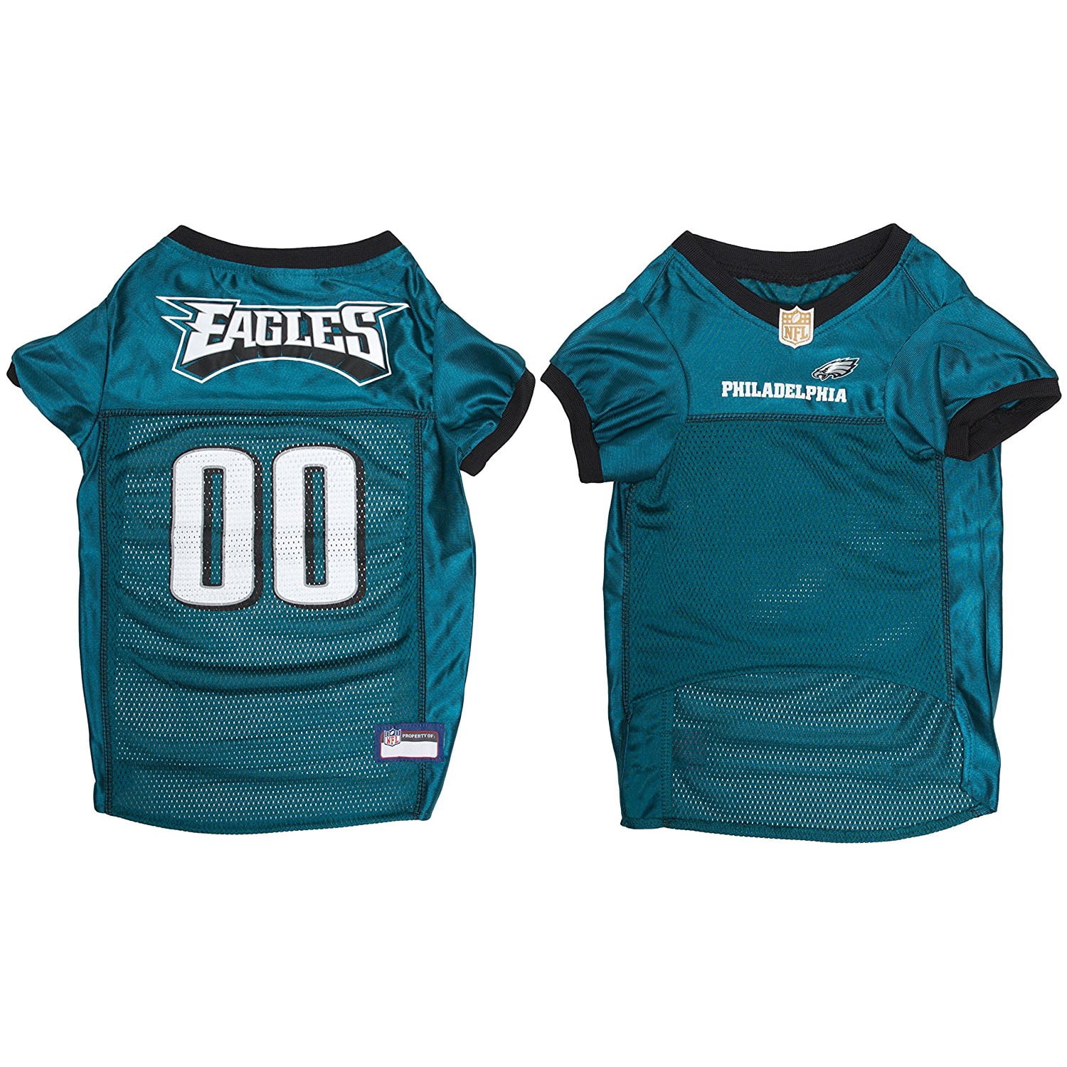 Pets First NFL Philadelphia EaglesLicensed Mesh Jersey for Dogs and Cats - Medium