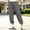 Gray, variant on Boys Solid Joggers Wide Leg Elastic Waist Pants Teens Casual Loose Jogger Trousers with Pockets for Back to School White 9-10 Years