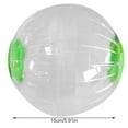 thumbnail image 4 of Methold Pelota de ejercicio, juguetes de animales, juguetes rodantes, accesorios para correr perforados de plástico Juguetes de animales pequeños verde, 4 of 6