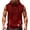Burgundy, variant on ZQUUVOU Men's Sleeveless Hooded Pullover Top Half Zip Front with Pocket Casual Athletic Vest Bodybulding Gym Training Outdoor Blue
