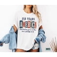 thumbnail image 3 of VibeNest Studio Unisex 250 Years 1776-2026 God Shed His Grace on Thee Vintage Christian Patriotic Graphic T-Shirt, 3 of 8