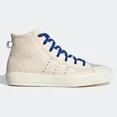thumbnail image 2 of NWB Ad-id-as Pharrell Williams Nizza Hi RF Shoes 8.5 Leather PW Ecru Tint FX8010, 2 of 6
