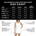 thumbnail image 3 of HDE Women's Linen Mini Dress Summer Dresses with Pockets White - XXL, 3 of 7