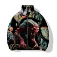 thumbnail image 3 of Abrigos de invierno Parkas para hombre Impresión digital 3D Abrigo para hombre Añadir algodón y espesar Novedad en Parkas Ropa de algodón de moda Parka para hombre, 3 of 5