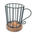 thumbnail image 4 of Coffee Filter Holder Coffee Bar Accessories Coffee Filter Dispenser Shelf Basket A black, 4 of 8