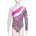 thumbnail image 5 of YEAHDOR Kids Girls Gymnastics Ballet Leotard Holographic Cartoon Printed Figure Skating Acrobatic Costume Leopard 14, 5 of 7