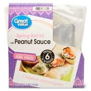 Great Value Spring Roll Kit with Peanut Sauce, 5.1 oz
