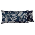 thumbnail image 1 of VargottamIndoor/OutdoorPolyester FabricLumbarPillowCover With Insert,All-Weather Waterproof Rectangular Cushion for Patio Furniture,16" x 24"Set of 2 -Leaves-88, 1 of 1