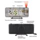 thumbnail image 2 of Reloj despertador eléctrico digital Proyector Radio de escritorio FM LED Snooze Clock Kit Hugtrwg Para estrenar, 2 of 9