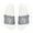 White, variant on Effete Feline Claw Marks Scratch Women Removable-Strap Sandals