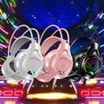 thumbnail image 7 of Hwkond Gaming headset PC, Headworn Computer Gaming Earphones, Wired Earphones, Illuminated 3.5mm+USB Powered Gaming Earphones, 7 of 7