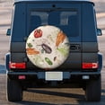 thumbnail image 3 of Kdxio Cute Vegetables for Tire Cover Wheel Protectors Tyre Covers Weatherproof Wheel Covers Universal Fit for Trailer Rv SUV Truck Camper Travel Trailers 14 inch, 3 of 8