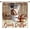 Brown2, variant on Kitchen Curtains, Spoon Fork Pattern Wooden Board Rustic Farmhouse Window Treatments, Rod Pocket Thermal Insulated Drapes 2 Panel Sets for Bedroom Living Room, 42" W X 54" L【Decor】
