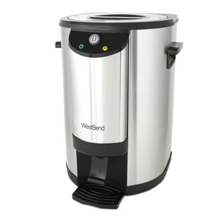 SYBO Commercial Grade Stainless Steel Percolate Coffee Maker Hot Water Urn, 35 Cup 4.5L