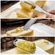 thumbnail image 4 of Cuchillo para mantequilla de 2 piezas, cuchillo para crema de acero inoxidable, para untar mermelada de desayuno, rallador de queso multifunción, rebanar verduras y frutas, tres en uno ER, 4 of 5