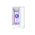 thumbnail image 4 of MONTECH KING 15 PRO Micro-ATX PC Case, Curved Panoramic Glass, Chimney Airflow, 360mm Radiator Support, Compact Build for High-Performance Systems, 4 ARGB PWM Fan Pre-Installed with Fan Hub, White, 4 of 8