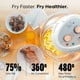 thumbnail image 3 of Big Boss Freidora de aire de vidrio grande de 16 cuartos no tóxica, gran cocina halógena con más de 50 freidoras de aire libro de recetas para comidas para toda la familia, alimentos crujientes más, 3 of 5