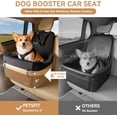 thumbnail image 3 of Dog Booster Car  for Small/Medium Dogs  to 35 lbs with Patented Safety System and Memory Foam, 3 of 8