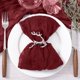 thumbnail image 3 of Juego de 50 servilletas de gasa Socomi Burgundy para decoración de mesa, 3 of 5