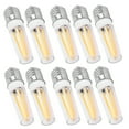thumbnail image 4 of LED Light Bulbs, 10Pcs E17 Bulb Led Tube Light, AC110V 3W High Brightness Led Filament Bulb For Chandelier Ceiling Lamp Table Lamp Ceiling Fan Lamp,Cabinet Lamp, 4 of 8