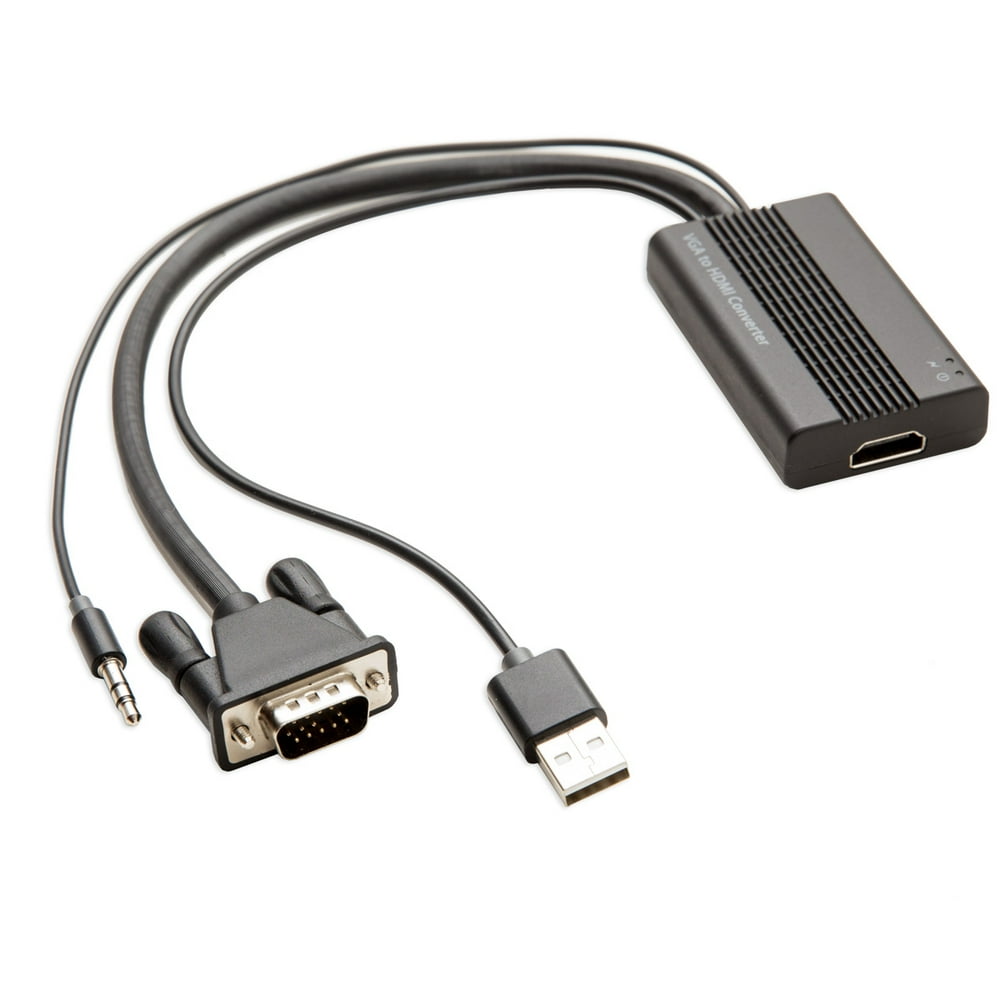 VGA to HDMI Converter with Audio Support 1920 x 1080 Resolution