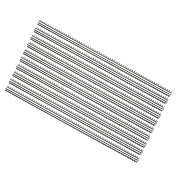 Uxcell Round Metal Rods 4.6mm x 150mm High Speed Steel (HSS) Lathe Bar Stock Tool 10 Pieces