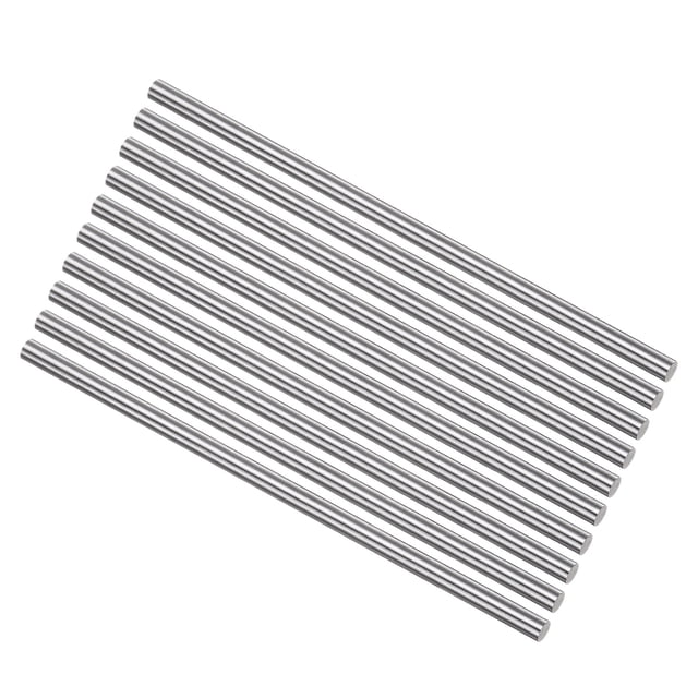 Unique Bargains Round Metal Rods 4.6mm x 150mm High Speed Steel (HSS) Lathe Bar Stock Tool 10 Pieces
