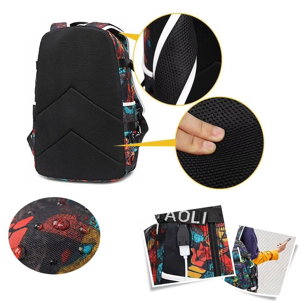 Soccer Player K-Mbappe- Multifunction Backpack Travel Taptop Daypack Fans Bag For Men Women (G-2)