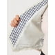 thumbnail image 5 of Chaleco a rayas INSPIRE CHIC para mujer con flecos, chaleco vintage de los años 50, M blanco, 5 of 6