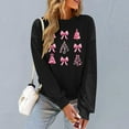 thumbnail image 6 of Frostluinai Christmas Sweatshirts for Women Funny Christmas Tree Xmas Cute Graphic Long Sleeve Sweat Shirt Womens Novelty Christmas Gifts, 6 of 7