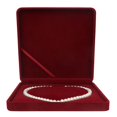 thumbnail image 2 of kurtrusly Velvet Gift Box Display Case for Pearl Necklace Red Inner Heart, 2 of 8