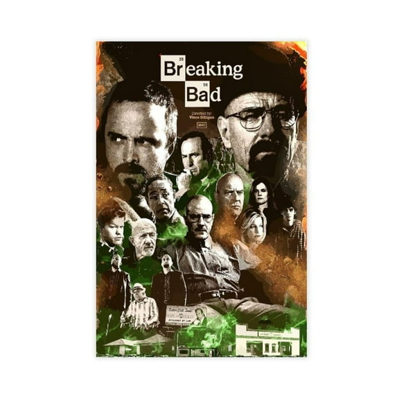 Breaking Bad Movie Poster(6) Canvas Poster Bedroom Decor Landscape Office Room Decor Gift