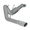thumbnail image 3 of MBRP ford Crew Cab Cat Back Exhaust System 4" Single Side Muffled Noise Stainless Steel, 6.2L, 3 of 10